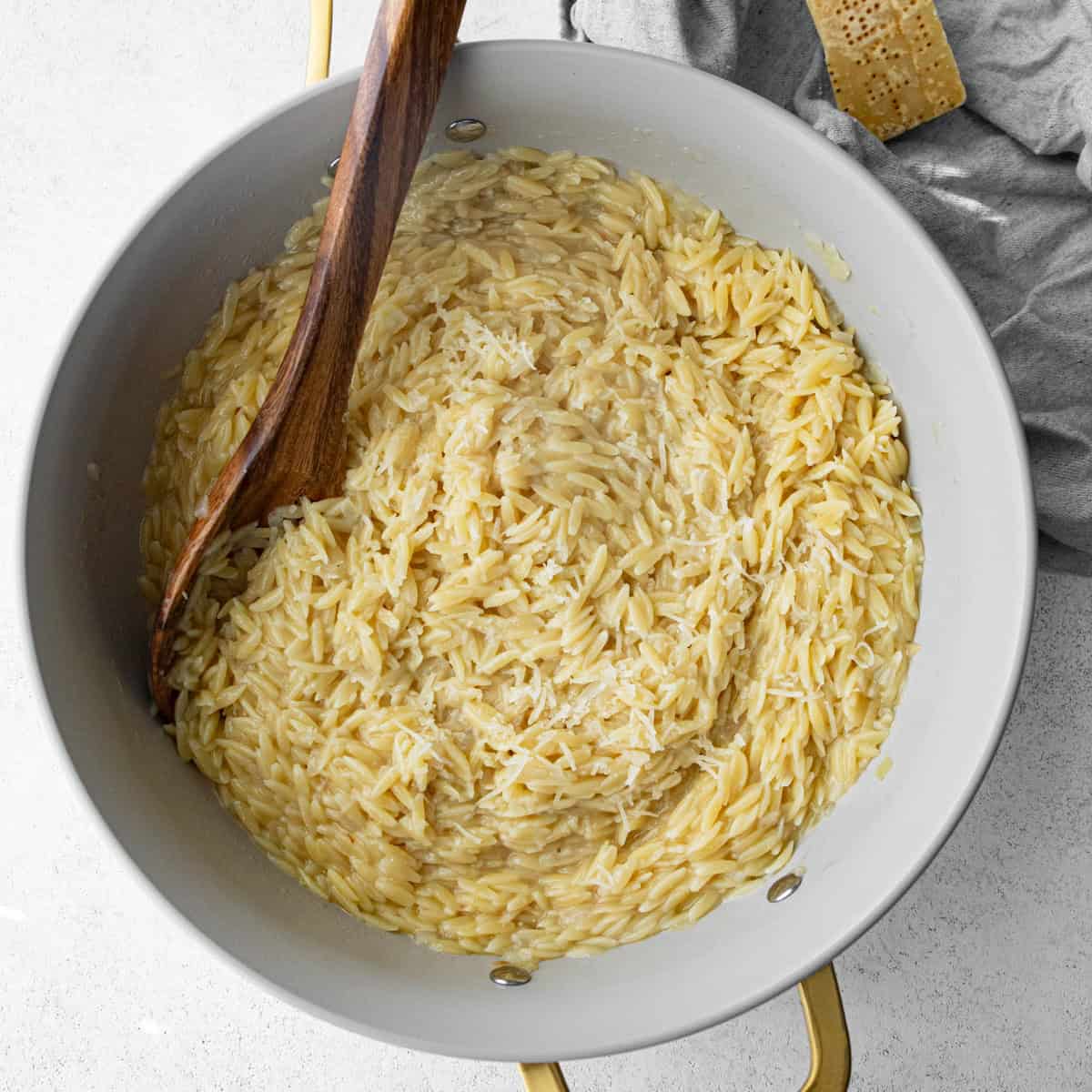 One-Pan Parmesan Orzo: Quick, Creamy & Versatile Side